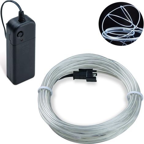 1 Guirlande Lumineuse LED,Néon Flexible 5M,3 Modes Télécommande,Imperméable,Fête Noël Mariage (1/5)