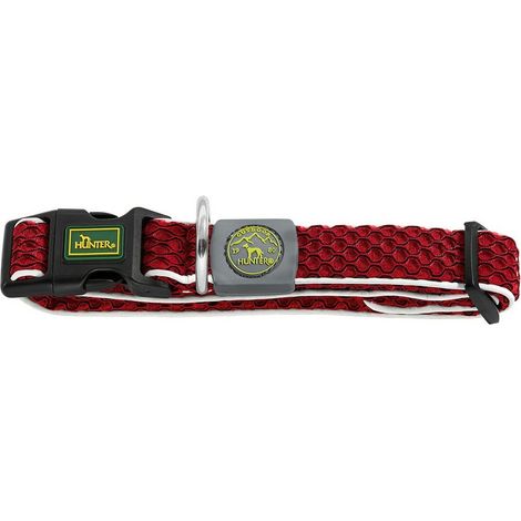 Collare per Cani Hunter Basic Filo Rosso 12 (33-50 cm) (1/2)
