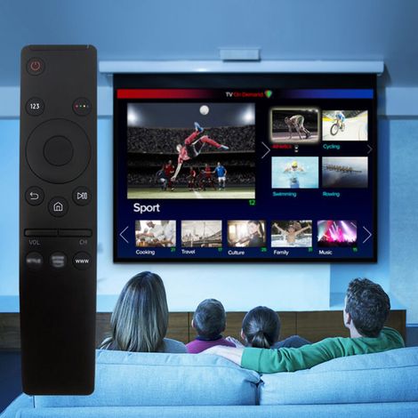 Mando a distancia compatible con TV BN59-01259B/D QN65Q9FAMFXZA UE55NU7405 UN65RU7100 UN75RU7100. Reemplazo para el controlador. (1/5)