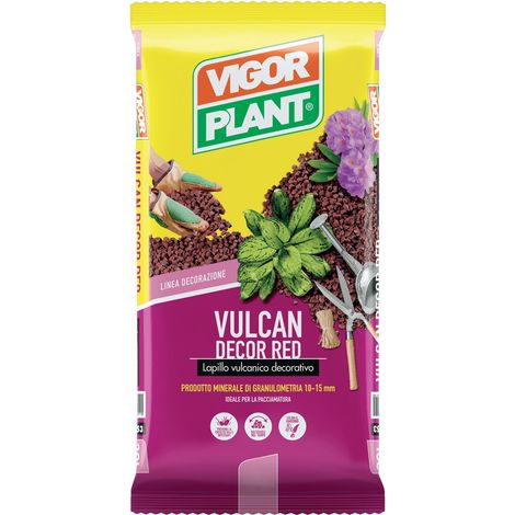 Vigorplant Vulcan Decor Red - Sacco 20 Lt -
