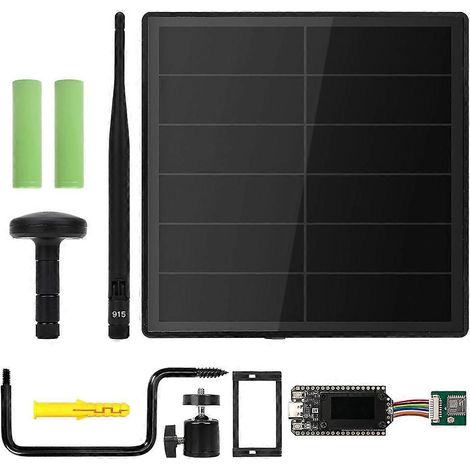 D5L H3 Meshtasic Solarbetriebenes Heltec LoRa 32 V4 ESP32 mit GPS-Antenne, LoRa, WLAN, Bluetooth, energiesparendes Solar-Mesh-Netzwerk (868 MHz)