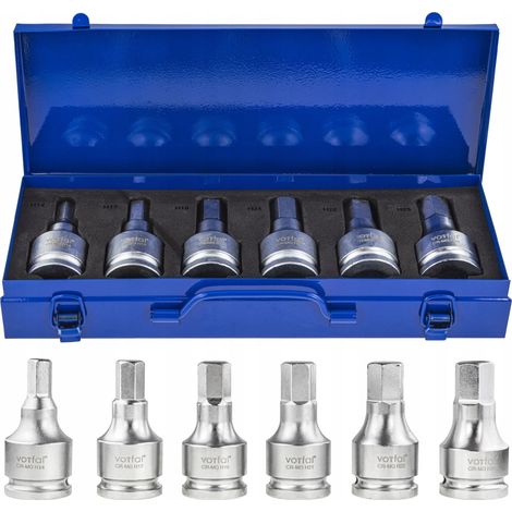 Inbusschlüssel 3/4" Schlag-Inbusschlüssel Nüsse 14-23 mm Inbus-Nuss PIAST (1/3)