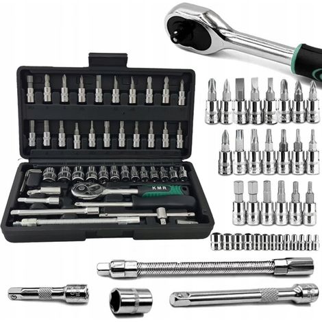 Set di chiavi a bussola da 1/4, chiavi a cricchetto, punte TORX INBUS