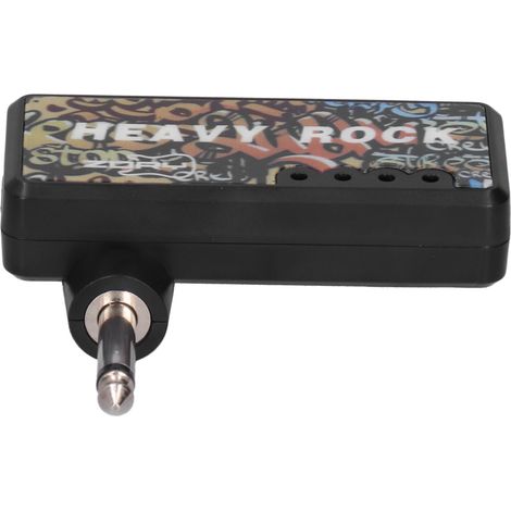 Amplificateur de casque pour guitare électrique et basse avec adaptateur de câble audio et fonction de chargement USB – accessoires pour guitare (1/5)