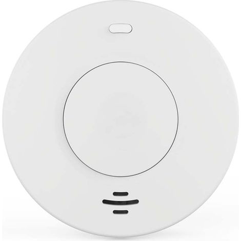 Detector de humo Wi-Fi, funciona con pilas, sensor con 10 años de vida útil