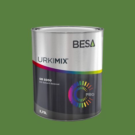 Pot de peinture Polyuréthane / bi composant Vert Mai RAL 6017  Brillant - 3 kg