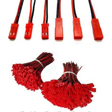 50 paires de câbles connecteurs JST mâles et femelles de 10 cm pour RCA (voir illustration) (1/5)