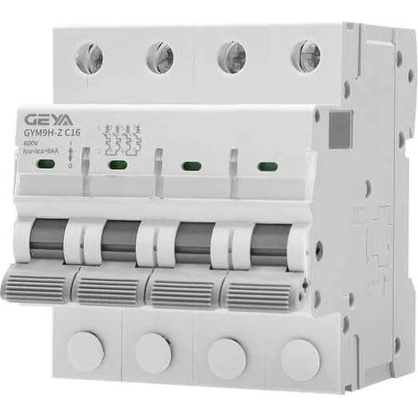 IluminaShop - Disyuntor de Corriente con Proteccion Contra Sobrecorriente (RCBO) 4P 40A 30mA (1/2)