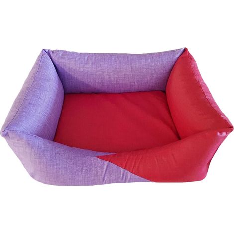 Cuccia in teflon per cani waterproof medora purple red cm 55