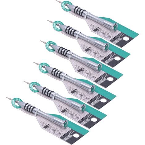 6-teiliges Schraubendreher-Set mit Kreuzschlitzbits aus Chrom-Vanadium-Stahl, manuelles Reparaturwerkzeug mit langem Griff, Ersatzteil (1/5)