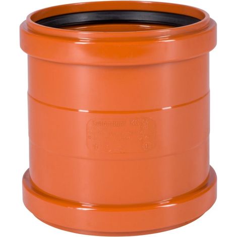 Manchon adaptable PVC 160mm – Raccord d'évacuation pour drainage de fluides agressifs – Norme DIN EN 1401 – Résistant aux racines et à l'usure – Stabilo-Sanitaer - 16153160000