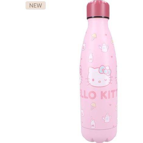 BOTELLA ALUMINIO TAPON ROSCA 700ML HELLO KITTY THIRSTY FOR