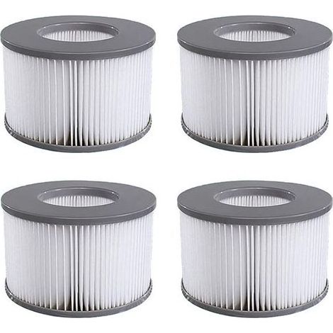 Filtre Spa Lite pour mspa,Filtre pour mspa Lite, pour MSPA Whirlpool Filter - Cartouches filtrantes pour sous - Bateaux et Spa Chauds - Modèle à partir de 2020 (4pcs)