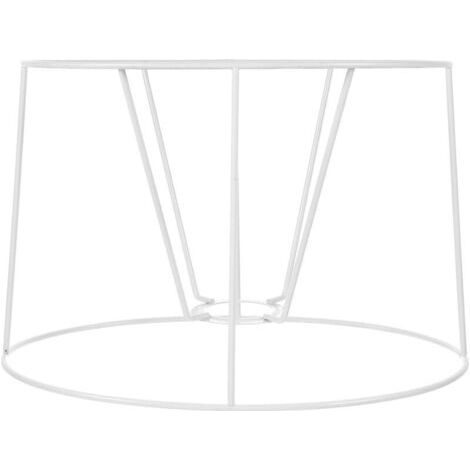 Bardusch-Support abat-jour métal vintage ovale E27 cage protection fil fer anticorrosion anneaux abat-jour décoratifs salon (1/5)