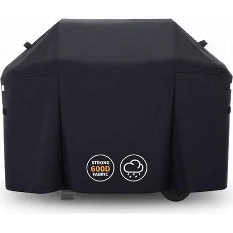 Housse de Barbecue - 130 x 45 x 107 cm - Compatible Weber Spirit II 300 310 Spirit E-320 Spirit 300 Spirit 200 Série avec Commandes Latérales - Imperméable Anti-UV Résistante aux Déchirures - 1 Pièce