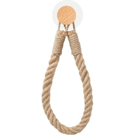 Porte-serviettes ou porte-papier toilette sans clous, à cordon, accessoires de salle de bain-AquaForge (1/4)