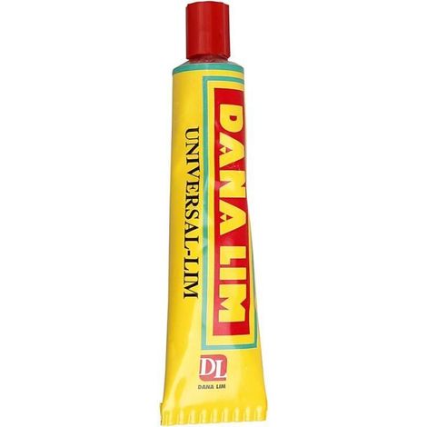 Colle tout - DANA - réf 39050 - Jaune - Tube - Multi-surface