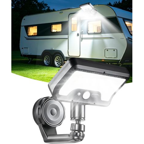 Lampe solaire magnétique pour camping-car avec détecteur mouvement (1/5)