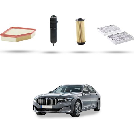 Kit tagliando 4 filtri compatibile con Bmw serie 7 (G11,G12) 730d 195kw dal 2015 (1/5)