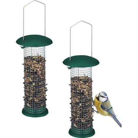 Comedero para pájaros (2 uds) para colgar
