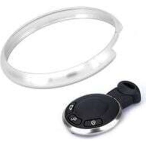Remote control decorative replacement made of aluminum alloy for MINI R55 R56 R57 R58 R59 R60 Silver A (1/5)