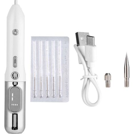 Nouveau type de stylo pour l'élimination des grains de beauté, usage domestique, exclusivité salons de beauté, petit stylo laser blanc pour l'élimination des grains de beauté, stylo pour l'élimination (1/5)