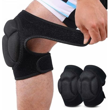 Piece Knee Pads, Thick Sponge, Anti-collision Knee Pads for Gardening, Construction, Jogging, Mountain Biking YMYNY (1/4)