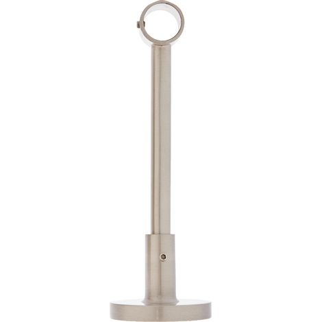 Gardinia Supporto con Base di Fissaggio per bastoni per Tende, 1 Binario, Chiuso, Linea New York (1/4)