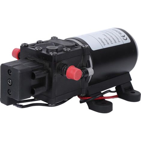 Intelligente Membranpumpe, Hochdruck, 12 V DC, 120 W, 7 l/min, 10 mm Wasserauslass rechts, 12-V-Motor (1/5)