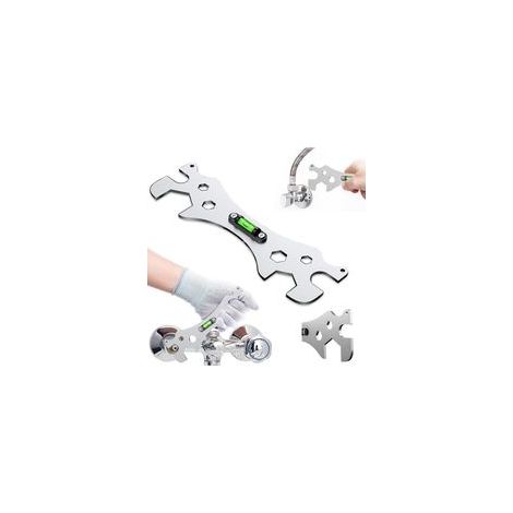 Clé de Douche Multifonctionnelle, Outil d'Installation Et d'Entretien de Salle de Bain, pour Vis Hexagonale 8 30 mm (1/5)