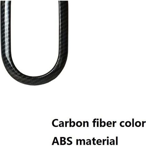 4x Cornice decorativa per maniglia interna della portiera dell'auto in fibra di carbonio per 453 Fortwo Forfour 2015-2020 Accessori (1/2)