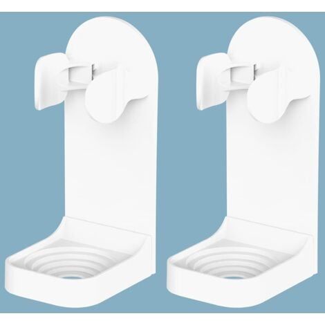 Lot de 2 Support Brosse a Dent Electrique, Porte Brosse à Dents Electrique , Support Mural Brosse a Dent Electrique Adhésif Solide Réglable Organisateur Brosse a Dent de Salle de Bains (1/5)