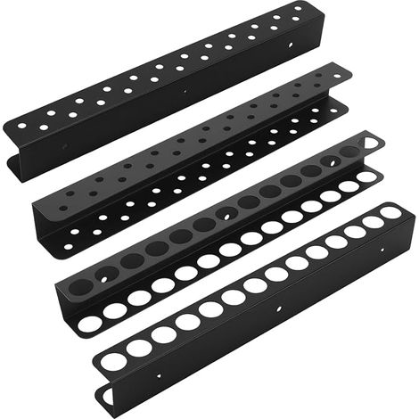 Lot de 4 supports muraux pour pinces, 40,2 x 4,1 x 4,8 cm, organisateur d'outils, support mural en métal pour tournevis, pinces (1/5)