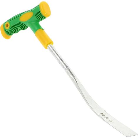 Spatule de jardin robuste avec poignée ergonomique en caoutchouc, adaptée à la plantation de légumes et de fleurs. (1/5)
