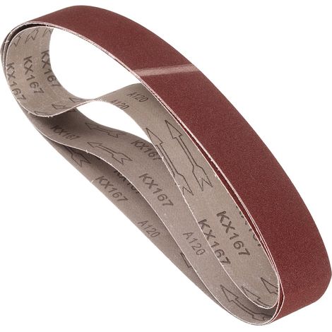 3 Pcs Bandes Abrasives 50mm x 686mm 120 Grits (1/5)