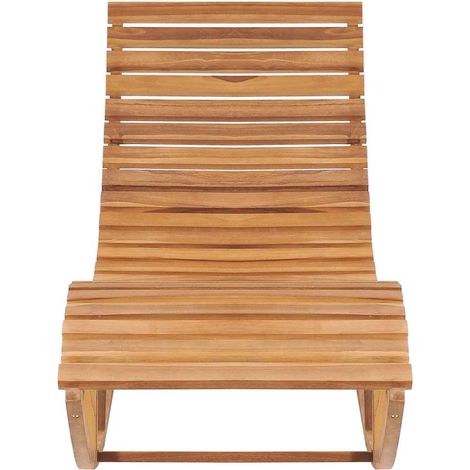 Maison Exclusive - Lettino a Dondolo in Legno Massello di Teak