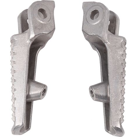 Repose-pieds avant passager Argent pour Honda CBR600 F4I CBR919 CBR1000 - Supports de pieds moto latéraux en aluminium, kit de 2 pièces (1/5)