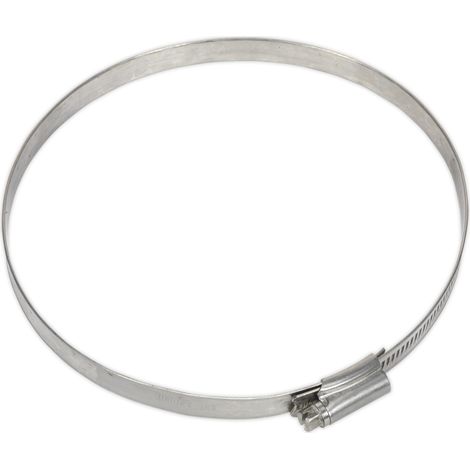 Sealey SHCSS6 Stainless Steel Hose Clip 130-150mm - Pack of 5