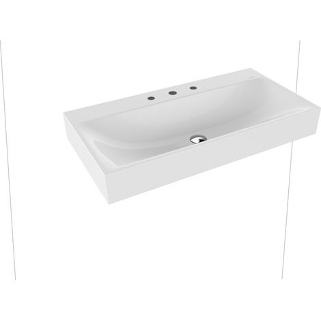 Kaldewei 904406273667 Lavabo mural SILENIO Mod.3045, 900x460 (1/2)