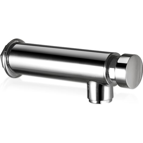 HOMSSY Grifo Frontal Temporizado con Cierre Automático, Ahorro de Agua, Acabado Cromado, Ideal para Baños Públicos y Comerciales (1/3)