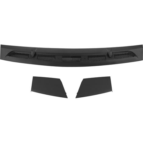 Kit de caches pour essuie-glaces de pare-brise et kit de grilles d'aération de capot (3 pièces) pour Mercedes-Benz Classe A W169 et Classe B W245 de 2004 à 2012 (A1698360018, A1698300075, A1698300175)