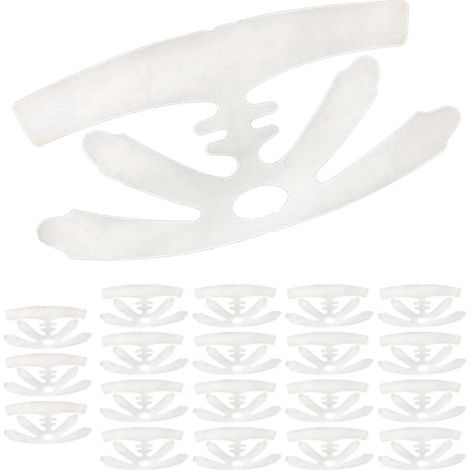 Lot de 20 doublures anti-transpiration pour casquettes, doublures pour casquettes de baseball adultes, idéales pour la randonnée, le sport, le camping et l'été.-28cnx16cm