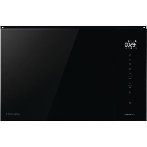 Hisense BIM325GI63DBG - Horno Microondas Integrable 25 Litros Con Grill Negro