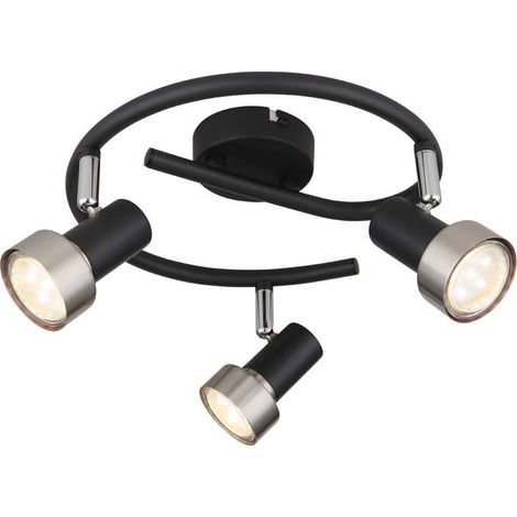 Deckenstrahler Spotlampe Deckenlampe beweglich Wohnzimmerlampe Flurlampe D 25 cm