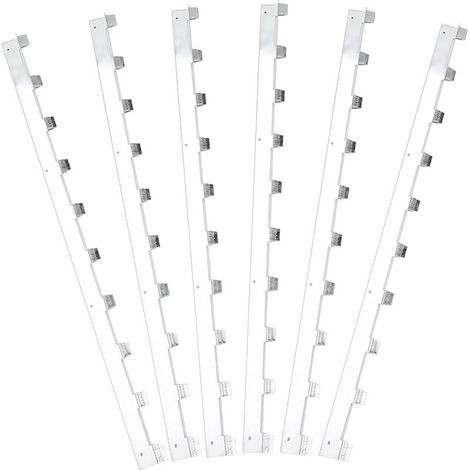 6pcs Entretoises de Cadre de Ruche, Bandes de Cadre de Ruche en Métal Durables Entretoises Outil D'espacement de Bote de Ruche Apiculteur équipement D'outils D'apiculture (1/5)