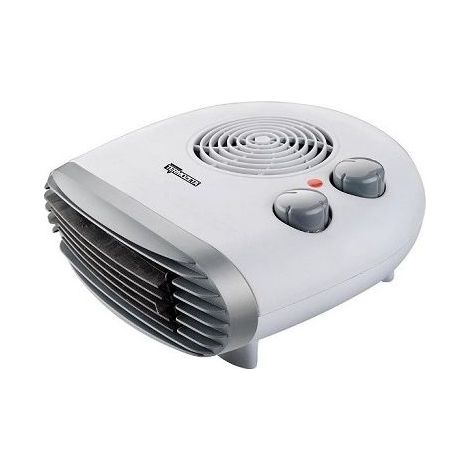 Termozeta TZR12 Termoventilatore Orizzontale 2000W 2 Livelli di Potenza Termostato Regolabile colore Bianco