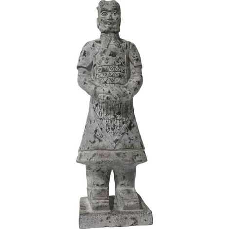 Estatua Guerrero Xian de Terracota 120 cm Decoración Oriental
