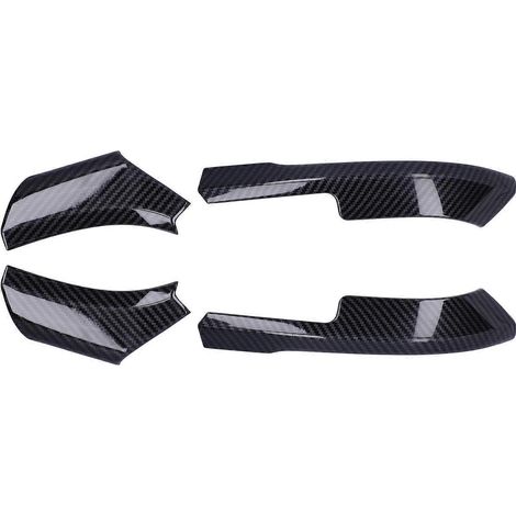 Coque de rétroviseur extérieur autocollante intégrale, baguette décorative style fibre de carbone, compatible avec RAV4 2019-2021 (1/5)