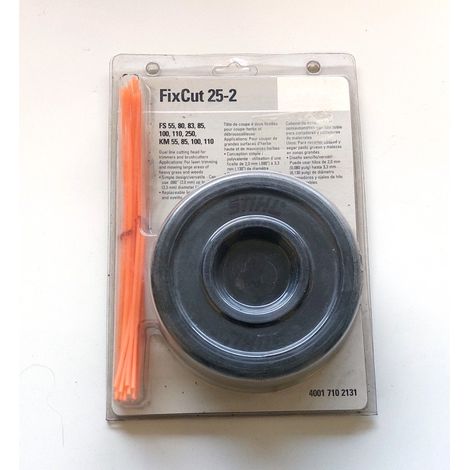 FixCut 25-2 - Tête Nylon 2 fils pour Débroussailleuse STIHL