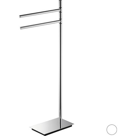 COLOMBO DESIGN Square piantana 87cm 2 porta salviette bianco opaco codice prod: B99010BM